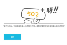 访问网站提示502 Bad Gateway的原因和解决方法-网硕互联帮助中心