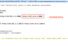 Mac安装MINIO服务器实现本地上传和下载服务-网硕互联帮助中心