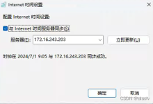 如何配置win11的时钟客户端和服务器-网硕互联帮助中心