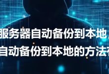 服务器自动备份到本地,服务器自动备份到本地的方法有哪些?-网硕互联帮助中心