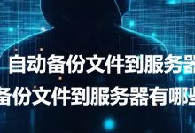 自动备份文件到服务器,自动备份文件到服务器有哪些方法?-网硕互联帮助中心