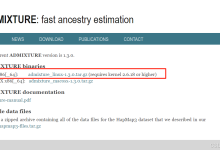 Linux下载ADMIXTURE-网硕互联帮助中心