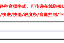 Vue2 - 详细实现Audio音乐播放器控件+自定义样式功能示例源码，自定义音频audio样式及操作面板组件，支持播放本地音频文件、在线链接音乐URL、二进制文件流后端服务器接口（vue播放音频）-网硕互联帮助中心