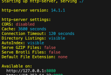 轻量级服务器http-server-网硕互联帮助中心