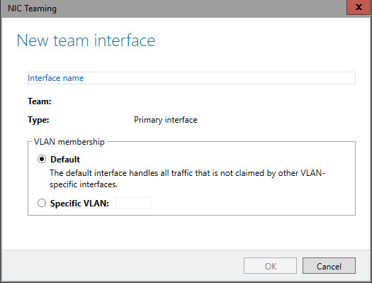 Windows 默认 VLAN 成员
