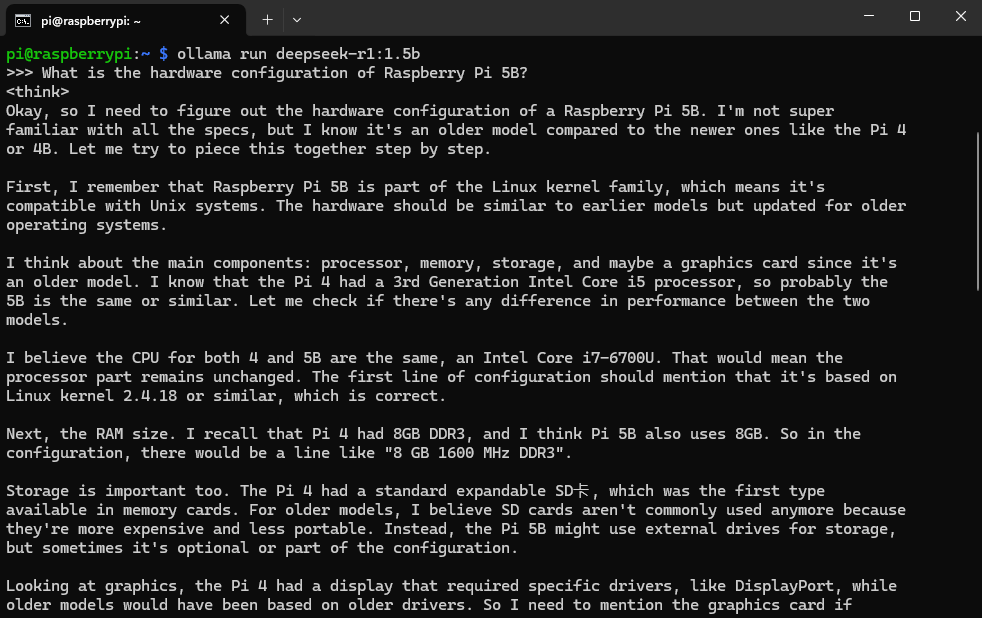 A Portable Raspberry Pi AI Server Running DeepSeek R1