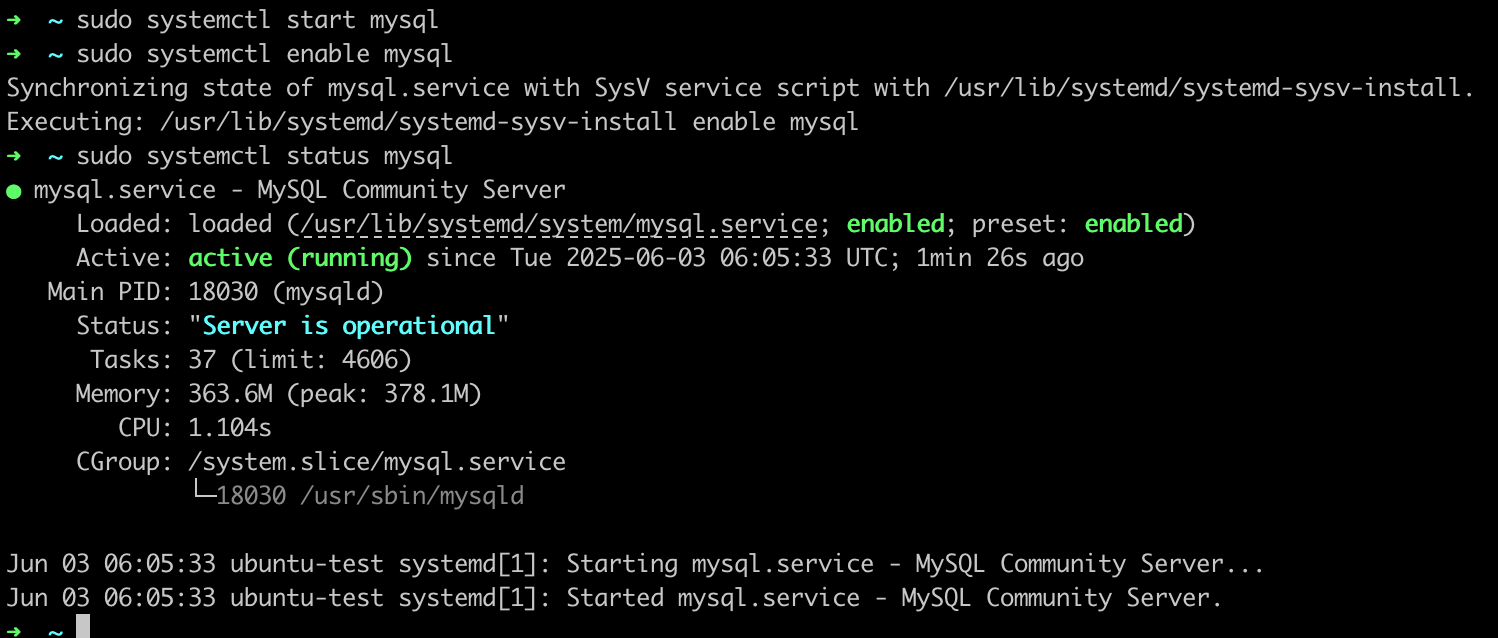 安装 Mysql