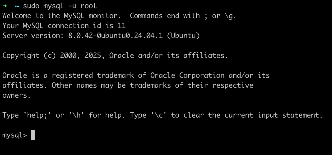 登录Mysql