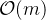\\mathcal{O}(m)