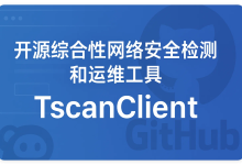 开源综合性网络安全检测和运维工具-TscanClient-网硕互联帮助中心