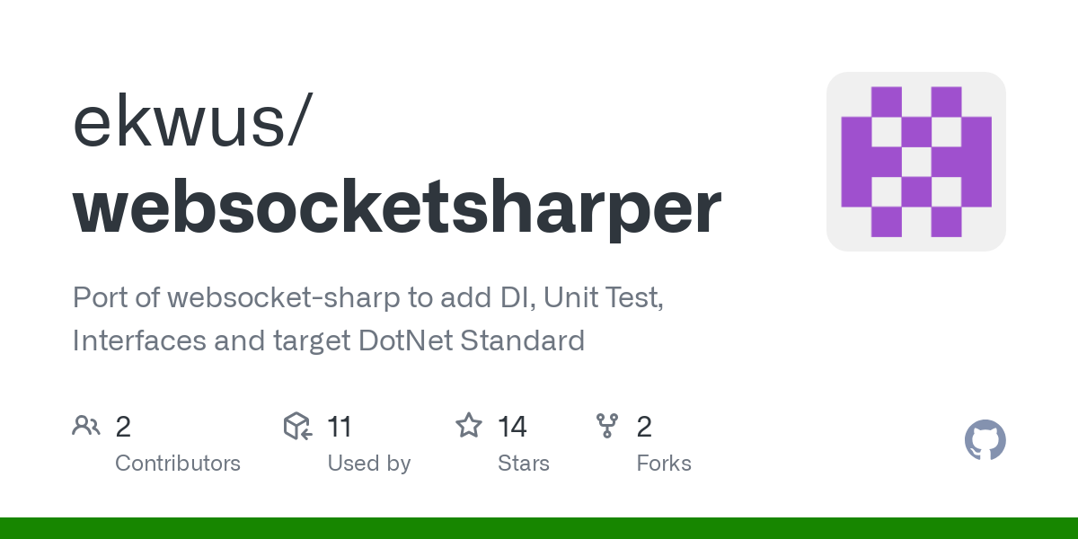dotnet-websocketsharp是WebSocket协议客户端和服务器的C实现
