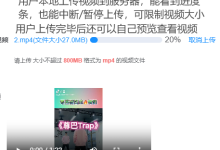 Vue3 - 实现用户上传本地视频文件到服务器+上传进度条+暂停续传+中断取消上传等,视频上传后可在线播放预览已上传的视频,视频文件上传视频回显示例代码(支持Element、Antd等upload组件-网硕互联帮助中心
