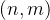 \\left( {n,m} \\right)