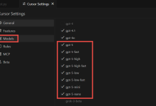 Cursor 如何配置大模型ChatGPT 5.0-网硕互联帮助中心