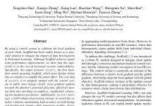 ICCV 2025 | 新型后门攻击直指Scaffold联邦学习，NTU联手0G Labs揭示中心化训练安全漏洞-网硕互联帮助中心