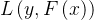 L\\left ( y,F\\left ( x \\right ) \\right )