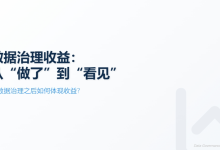 数据治理之后如何体现收益？| 阿里云-网硕互联帮助中心