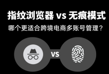 指纹浏览器 vs 无痕模式：选择哪个更适合跨境电商多账号管理？-网硕互联帮助中心