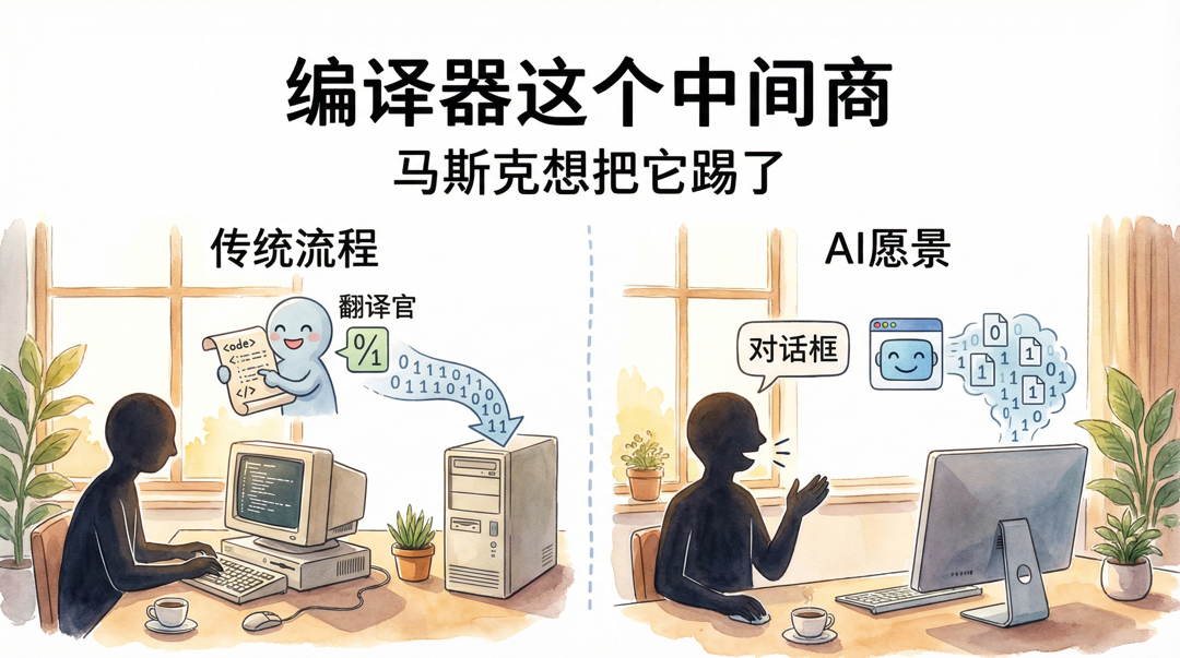 编译器这个"中间商"对比