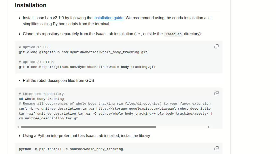 BeyondMimic环境配置