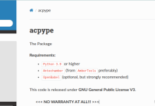 配体拓扑文件的自动化工具ACPYPE的安装及使用-网硕互联帮助中心