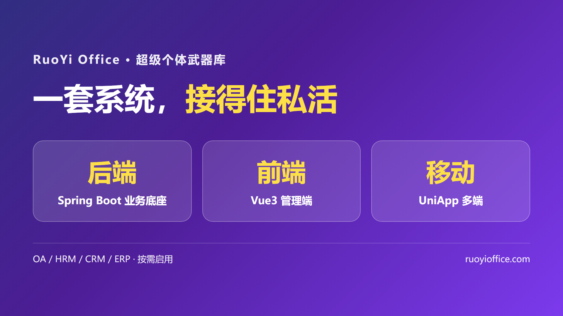 超级个体接私活：后端+前端+移动端三端交付能力地图