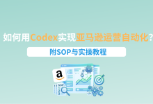 如何用Codex实现亚马逊运营自动化?附SOP与实操教程-网硕互联帮助中心