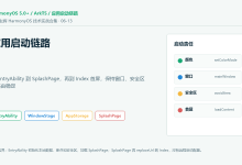 【笔下生辉｜13】HarmonyOS ArkTS 应用启动链路实战：从 EntryAbility 到首屏加载保持窗口与路由稳定-网硕互联帮助中心