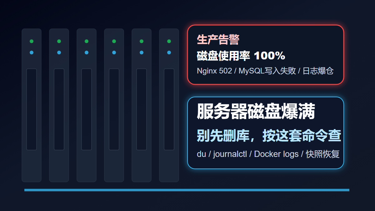 服务器磁盘爆满告警