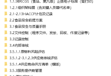 BRCGS食品安全全球标准第九版全套体系文件模板word-网硕互联帮助中心
