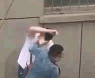 两个小人打架