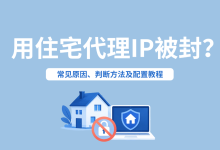 用住宅代理IP被封?常见原因、判断方法及配置教程-网硕互联帮助中心