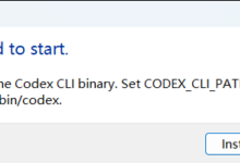 Windows版ChatGPT启动失败Unable-to-locate-Codex-CLI-binary解决方法-网硕互联帮助中心