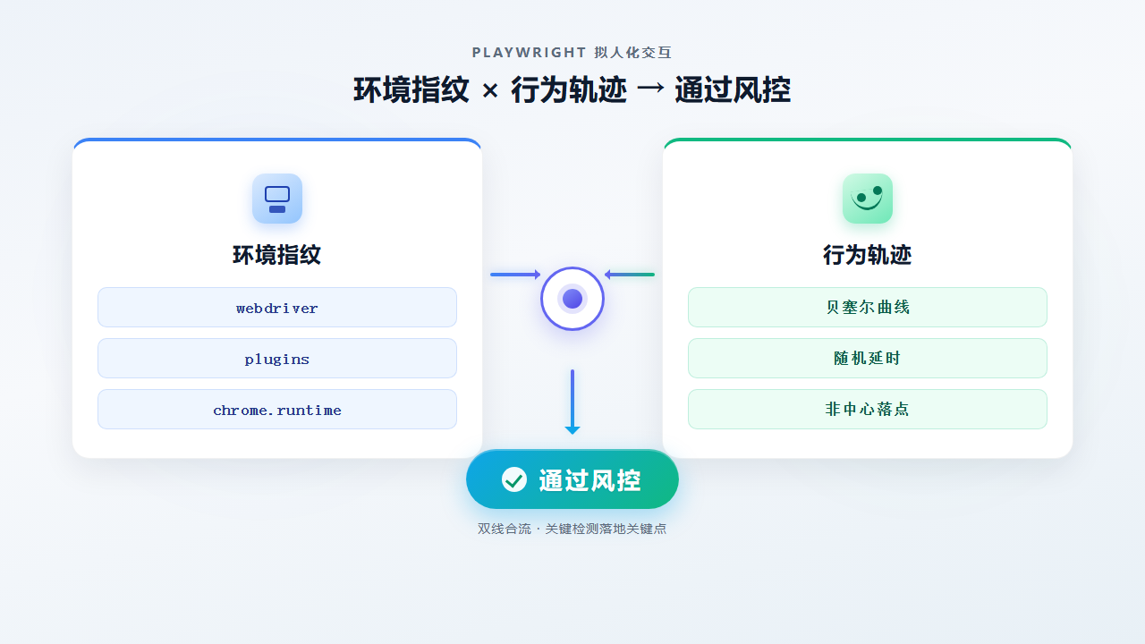 环境指纹与行为轨迹两层对照