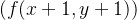 (f(x+1,y+1))