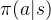 \\pi(a|s)