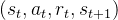 (s_t,a_t,r_t,s_{t+1})