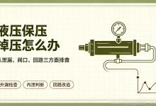 液压老是泄压漏油?泄漏排查 + 密封件更换一步到位-网硕互联帮助中心