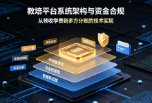 教培平台搭建:系统架构设计与资金合规结算方案(附分账系统测评)-网硕互联帮助中心