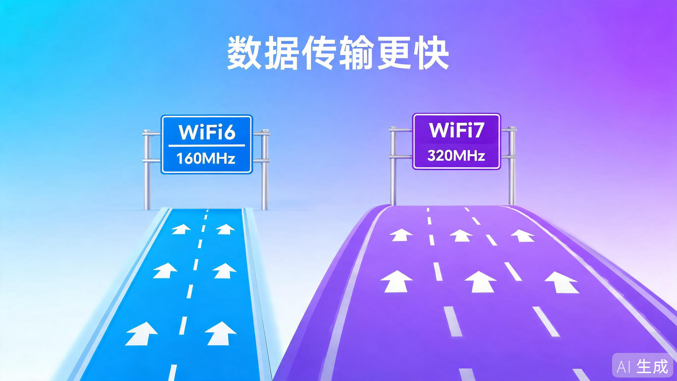 WiFi7的320MHz频宽对比WiFi6的160MHz