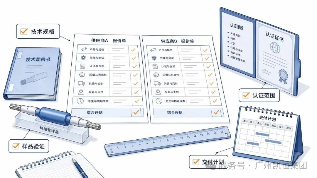 热缩管采购判断路径