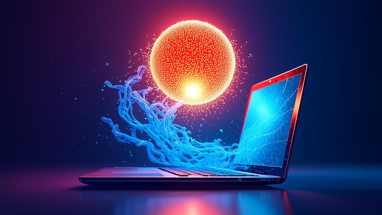 An abstract visualization of computational tension