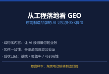 从工程落地看 GEO:一个东莞制造品牌的 AI 可见度优化复盘-网硕互联帮助中心