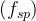 (f_{sp})
