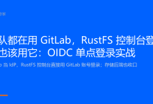 GitLab 对接 RustFS 实战:OIDC 控制台 SSO + 制品存储落 S3 对象存储-网硕互联帮助中心