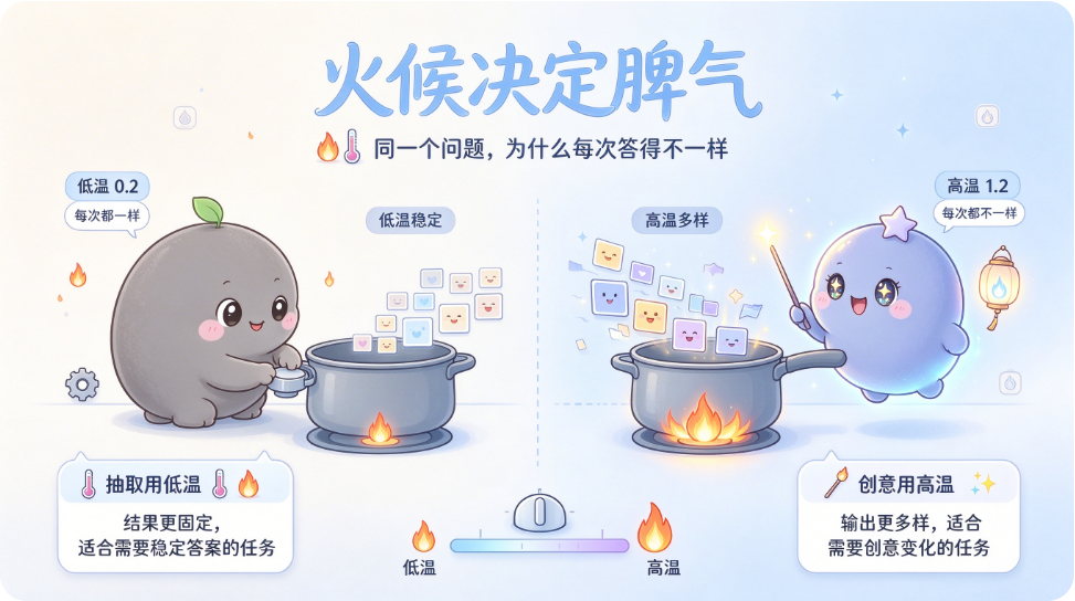 同一口锅,火候不同,出来的东西一个稳一个野。