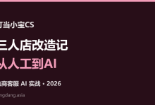 叮当小宝CS案例:从纯人工到 AI 加人工,一家三人店铺的改造记录-网硕互联帮助中心