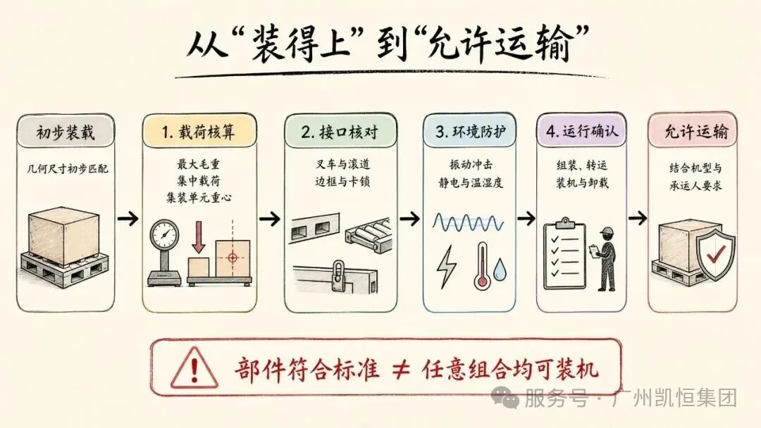 从装得上到允许运输的验证流程