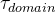 $\\tau_{domain}$