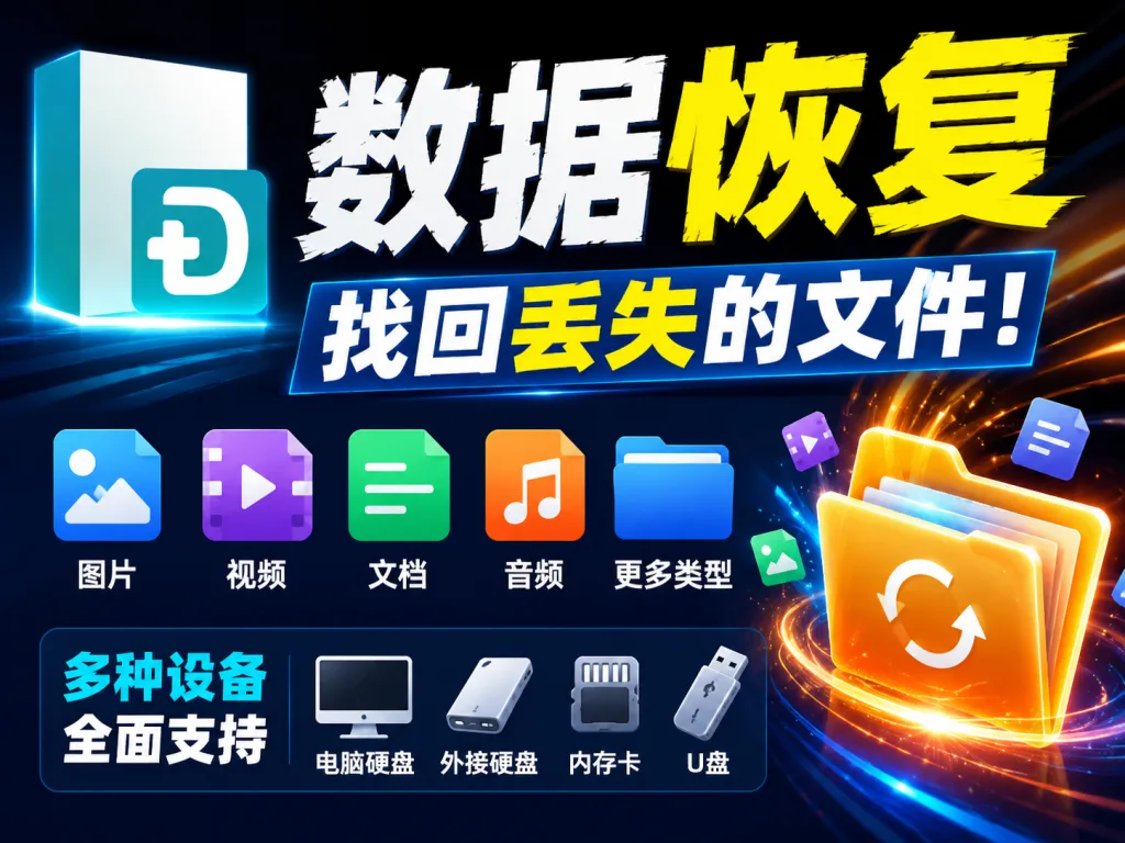 图片[1]-【260701】数据恢复神器来啦！一键扫描硬盘，支持恢复图片视频音频文档，支持恢复电脑本地/外接硬盘/内存卡等等，必备神器！-FreeDw资源库